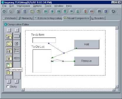 Screenshot VisualAge Java